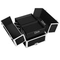 Embellir Makeup Trolley Cosmetic Organiser Black Travel Case Wheels