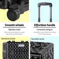 Embellir Makeup Trolley Cosmetic Organiser Diamond Wheels Travel Case