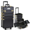 Embellir Makeup Trolley Case Cosmetic Organiser Box Gold Wheels