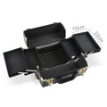Embellir Makeup Trolley Case Cosmetic Organiser Box Gold Wheels