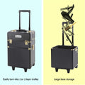 Embellir Makeup Trolley Case Cosmetic Organiser Box Gold Wheels