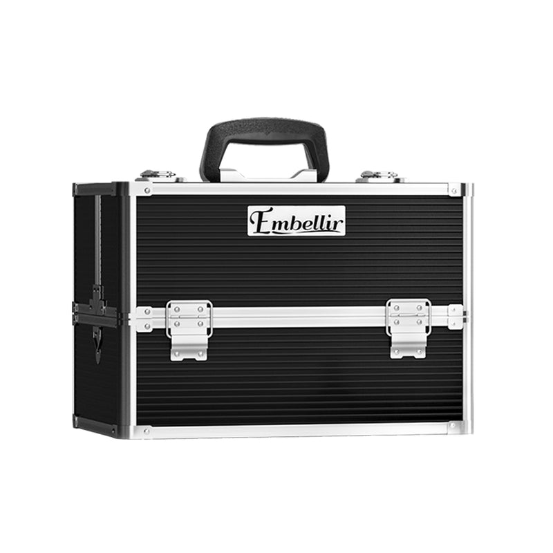 Embellir Portable Cosmetic Makeup Case Black