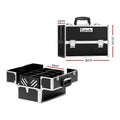Embellir Portable Cosmetic Makeup Case Black