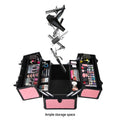 Embellir Portable Cosmetic Makeup Case Diamond Pink