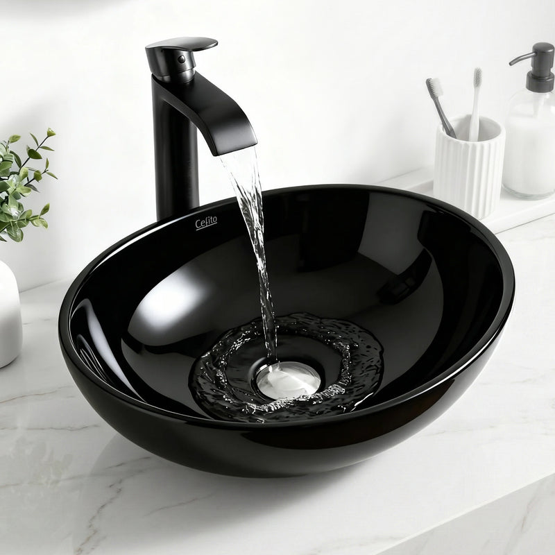 Cefito Ceramic Basin Sink 41x34cm Bathroom Vanity Hand Wash