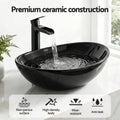Cefito Ceramic Basin Sink 41x34cm Bathroom Vanity Hand Wash