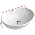 Cefito Ceramic Basin Sink 41x34cm Hand Wash Bowl Vanity