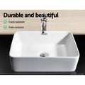 Cefito Ceramic Basin Sink 48x37cm White Vanity Hand Wash Bowl