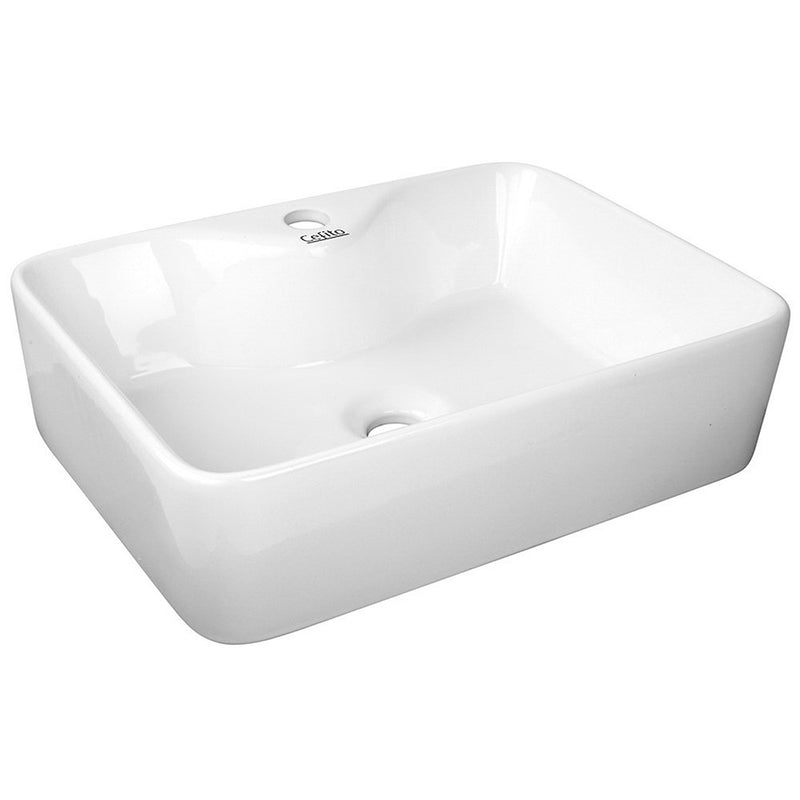 Cefito Ceramic Basin Sink 48x38cm Hand Wash Vanity Bowl