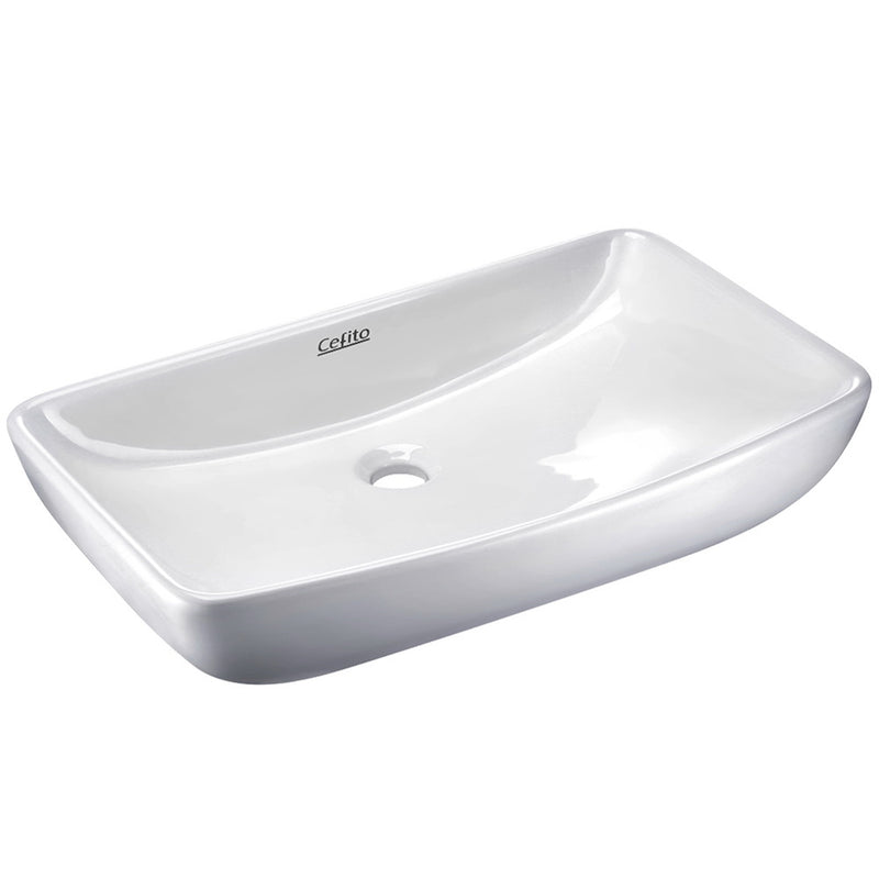 Cefito Ceramic Basin 60x38cm Bathroom Vanity Hand Wash Sink Bowl