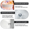 Cefito 36cm Round White Ceramic Countertop Basin Vanity