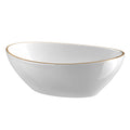Cefito Ceramic Basin Sink 41x34cm Gold Line Hand Wash Bowl