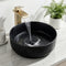 Cefito Ceramic Bathroom Basin Vessel Sink Round Matte Black 400mm