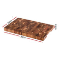 5-Star Chef Acacia Wooden Cutting Board End Grain Chopping Board