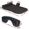 Weisshorn Car Mattress 134x78cm Inflatable SUV Back Seat Bed Black