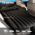 Weisshorn Car Mattress 134x78cm Inflatable SUV Back Seat Bed Black