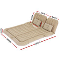 Weisshorn Car Mattress 175x130cm Inflatable SUV Back Seat Beige