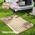 Weisshorn Car Mattress 175x130cm Inflatable SUV Back Seat Beige