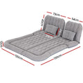 Weisshorn Car Mattress 175x130cm Inflatable SUV Camping Bed Grey