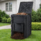 Gardeon Compost Bin 300L Black Heavy-Duty Outdoor Composter