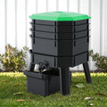 Gardeon Compost Bin 4-Tray Worm Farm Stackable Liquid Tap