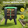 Gardeon Compost Bin 4-Tray Worm Farm Stackable Liquid Tap