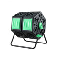 Gardeon Compost Bin 130L Dual-Chamber Tumbler Rotating Garden