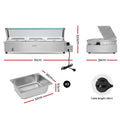 Devanti Commercial Bain Marie Food Warmer 3 Pan Electric