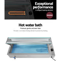 Devanti Commercial Bain Marie Food Warmer 3 Pan Electric