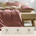 Cosy Club Cotton Quilt Cover Set DOUBLE Vanilla Rhubarb