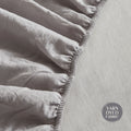 Cosy Club Washed Cotton Sheet Set Grey DOUBLE