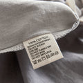 Cosy Club Washed Cotton Sheet Set Grey DOUBLE