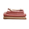 Cosy Club Cotton Sheets Set DOUBLE Pink Brown Bed Linen
