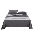 Cosy Club Single Cotton Bed Sheets Set Black