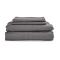 Cosy Club Single Cotton Bed Sheets Set Black