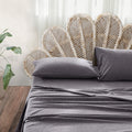 Cosy Club Single Cotton Bed Sheets Set Black