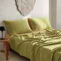 Cosy Club Cotton Bed Sheets Yellow Single