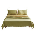 Cosy Club Cotton Bed Sheets Yellow Single