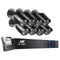 UL-tech CCTV 8CH DVR Security System 8 Cameras 4TB HDD