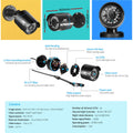 UL-tech CCTV 8CH DVR Security System 8 Cameras 4TB HDD