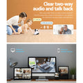 UL-tech 1080P Wireless IP Camera WiFi Security White