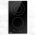 Devanti 30cm Electric Ceramic Cooktop 2 Burner
