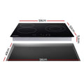 Devanti Electric Ceramic Cooktop 60cm 4 Burner 5200W Touch