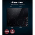 Devanti Electric Ceramic Cooktop 60cm 4 Zone