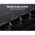 Devanti Electric Ceramic Cooktop 60cm 4 Zone