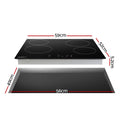 Devanti 60cm Electric Ceramic Cooktop Touch Control