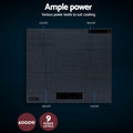 Devanti 60cm Electric Ceramic Cooktop Touch Control Grey