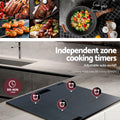 Devanti 60cm Electric Ceramic Cooktop Touch Control Grey