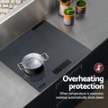 Devanti 60cm Electric Ceramic Cooktop Touch Control Grey