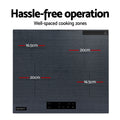 Devanti 60cm Electric Ceramic Cooktop Touch Control Grey